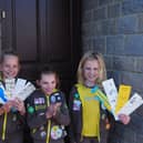 Brownies with some of the bookmarks submitted by celebritie for auction