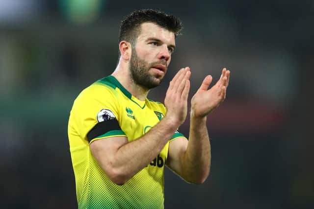 GIVE US A CHANCE: Says Norwich City captain Grant Hanley who can also understand Leeds United's point of view. Photo by Julian Finney/Getty Images.