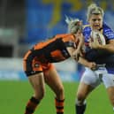 Aimee Staveley starred in Leeds Rhinos' Women's Super League Grand Final win over Castleford Tigers. Picture by Steve Riding.