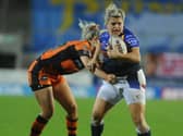 Aimee Staveley starred in Leeds Rhinos' Women's Super League Grand Final win over Castleford Tigers. Picture by Steve Riding.