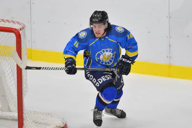 POSITIVE IMPACT: Lewis Houston, pictured in action for Leeds Chiefs against Hull Pirates at Elland Road in February this year. Picture: Dean Woolley.