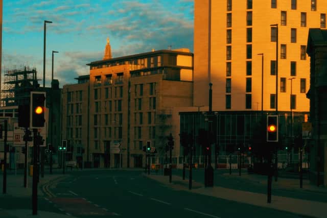 A still from Jonny White's film, 'Desolate Leeds: A City In Lockdown'