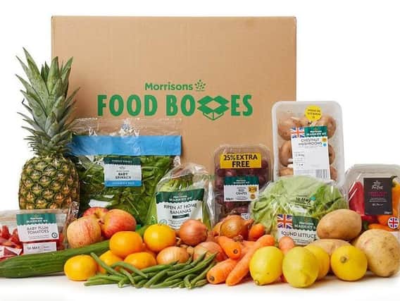 Morrisons said the box contains a wide variety of affordable and good quality fruit and veg
