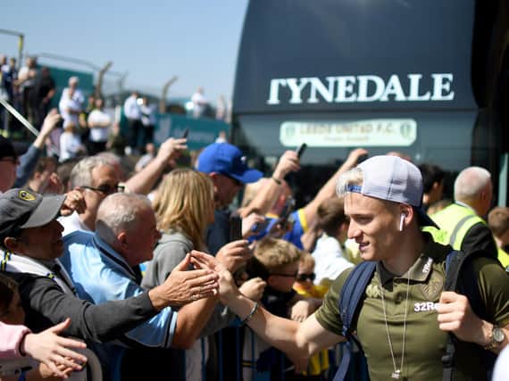 NEW NORMAL - If Gjanni Alioski and Leeds United return to Elland Road it will all look, feel and sound very different. Pic: Getty
