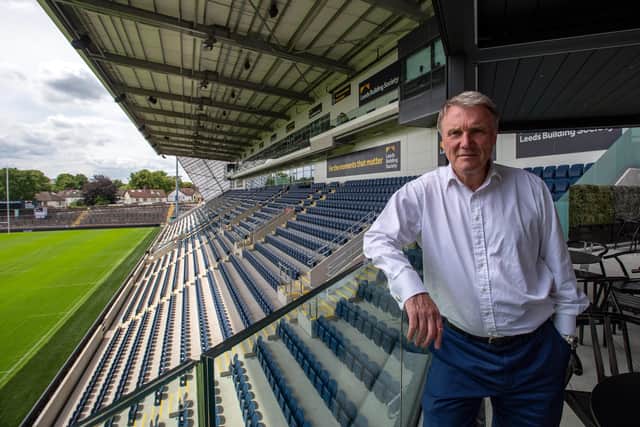 Leeds Rhinos Chief Exec Gary Hetherington.
New Facilities in the £43m  new stand at The Emerald Stadium, Headingley.
18 June 2019.
Picture Bruce Rollinson