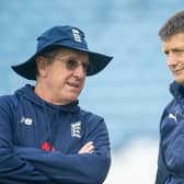 BIG DECISIONS: Yorkshire director of cricket Martyn Moxon, right, with former England head coach, Trevor Bayliss. Picture by Allan McKenzie/SWpix.com