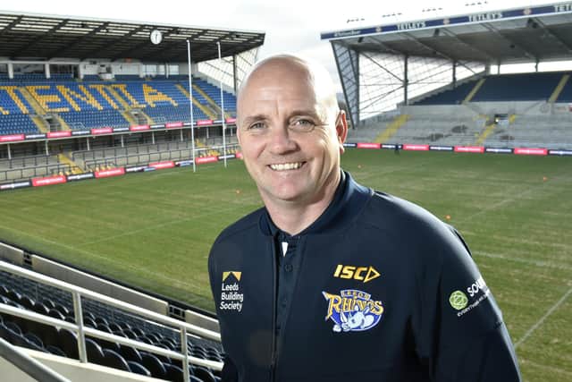 Leeds Rhinos head Coach Richard Agar. Picture: Steve Riding.