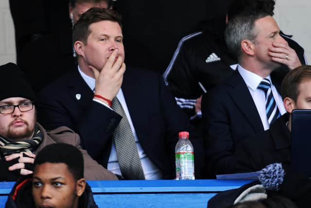 Former Leeds United managing director David Haigh, pictured at a match in 2014