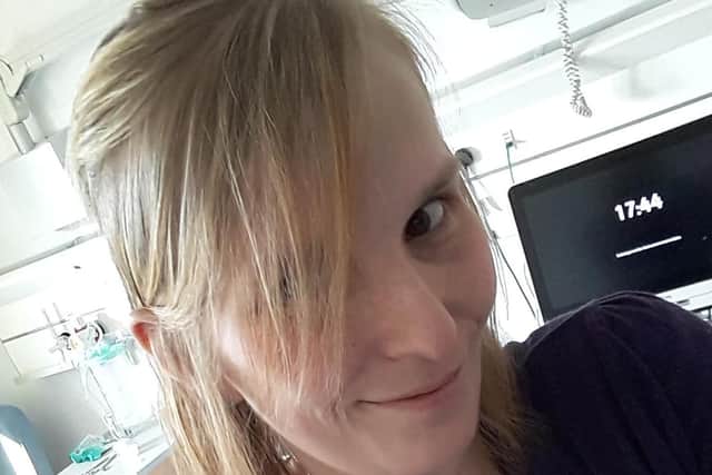 Becky thanked the NHS staff who cared for her during her time in hosptial
