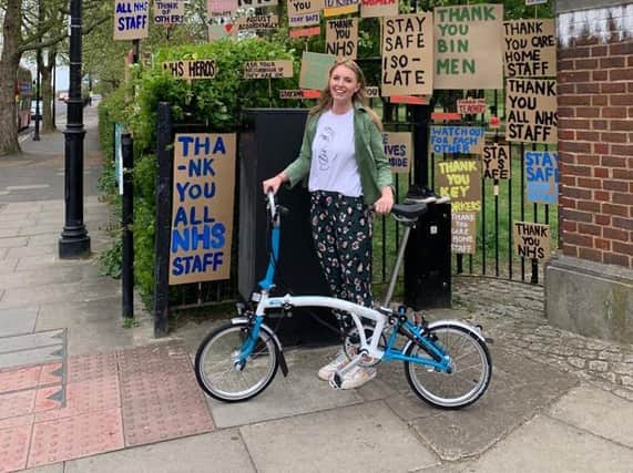 Lucy Wellings is appealing for bikes for keyworkers