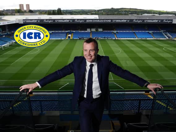 BUOYANT MOOD: Leeds United chief executive Angus Kinnear. Picture by JPI Media.