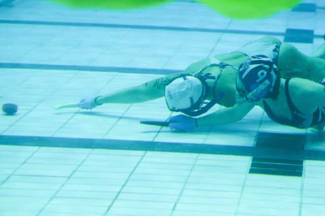 Underwater Hockey Age Group World Championships at Ponds Forge in Sheffield GB v Columbia (Picture: Dean Atkins)