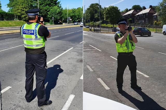 Officers set up cameras on Selby Road and the Ring Road at Colton (Photo: WYP)
