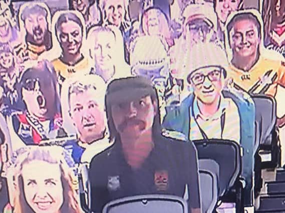 Dominic Cummings made a surprise 'appearance' at an NRL game.