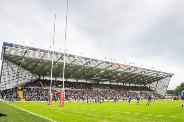 The new South Stand at Emerald Headingley. Picture by  Allan McKenzie/SWpix.com.