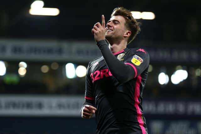 LEADING THE LINE: Leeds United's no 9 Patrick Bamford. Photo by Lewis Storey/Getty Images.