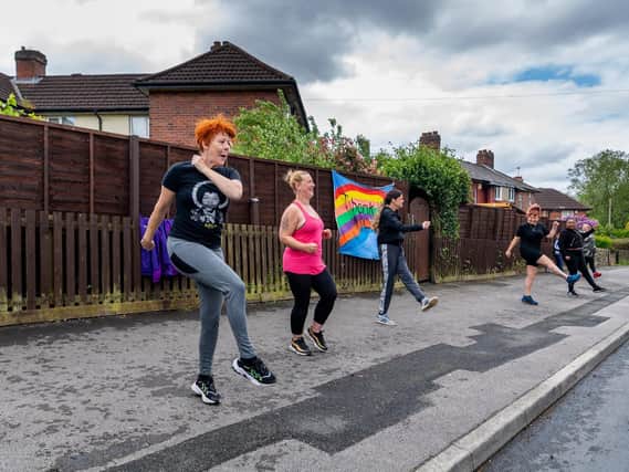 Residents living on or near Cragside Walk, Kirkstall, have held weekly street exercise classes during the pandemic.