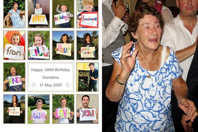 Margaret Marshall's grandchildren and great-grandchildren sent a special message to mark her 100th borthday.