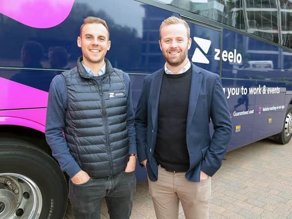 Left - Barney Williams, co-Founder of Zeelo, and Sam Ryan, co-founder and CEO