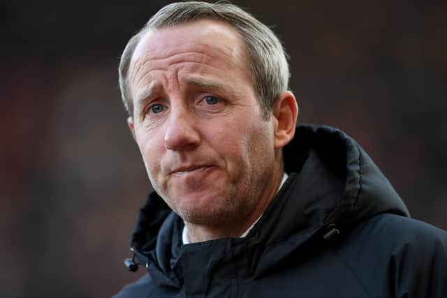 HURDLE - Ex Leeds United man and Charlton Athletic boss Lee Bowyer says he will be without a trio of players, including star man Lyle Taylor, when games resume in the Championship. Pic: Getty