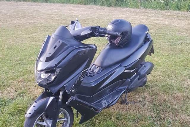 Residents in east Leeds reported a man on a black moped dealing drugs at a children's playground (Photo: WYP)