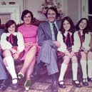 Ilana Estelle, pictured second from right, with her mum and dad, two sisters and her brother.