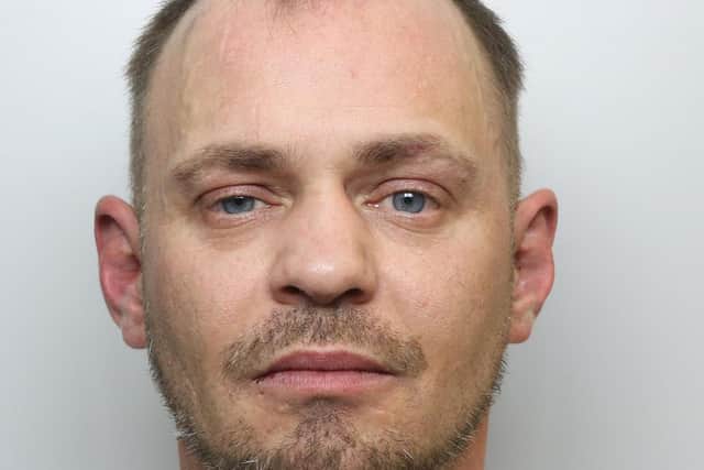 Christopher Stafford-Tribble was jailed for 18 months over the attack on his partner in Morley