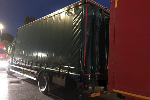 The trailer contained parcels worth 25,000 pounds (Photo: WYP)
