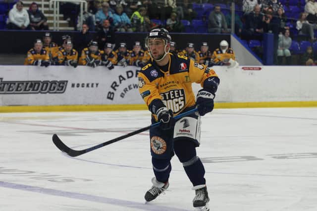 Sheffield Steeldogs player-coach Ben Morgan 
could see his team's schedule cut to 44 games if the season doesn't start until January 2021 at the earliest. Picture courtesy of Cerys Molloy.