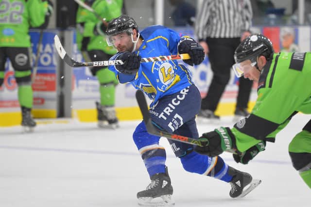 Leeds Chiefs' player-coach, Sam Zajac, in action against Hull Pirates last season. Picture: Dean Woolley.