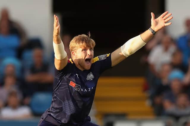 Yorkshire's David Willey part of the England training group at Headingley under Andrew Gale (Picture: Getty Images)