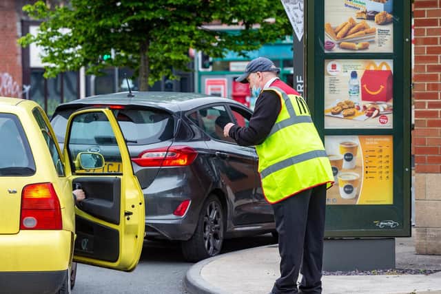 McDonald's drive-thrus reopened in Leeds. Photo: Bruce Rollinson
