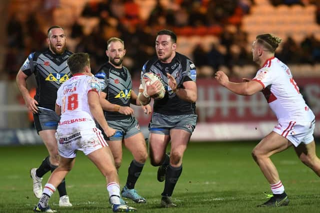 Grant Millington had an outstanding game for Tigers when they won at Hull KR in February. Picture by Jonathan Gawthorpe.