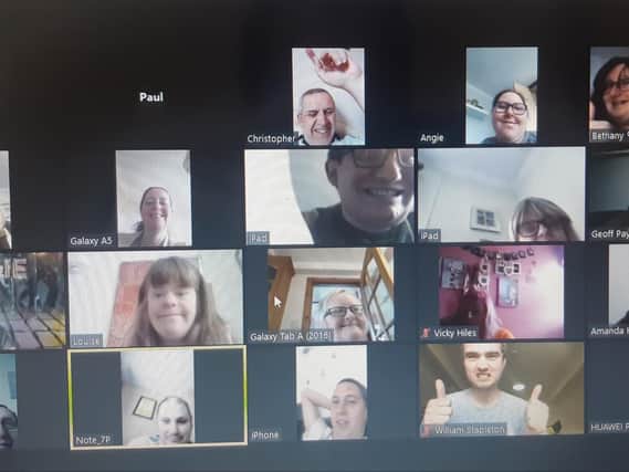 Leep1 group members on a Zoom video chat