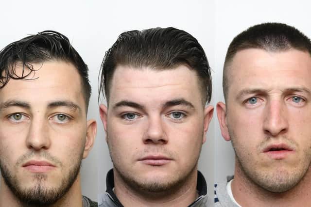 Henry Price, John Price and John Swales were jailed over a burglary conspiracy in which they targeted 18 homes and stole jewellery, cars and cash worth 180,000.