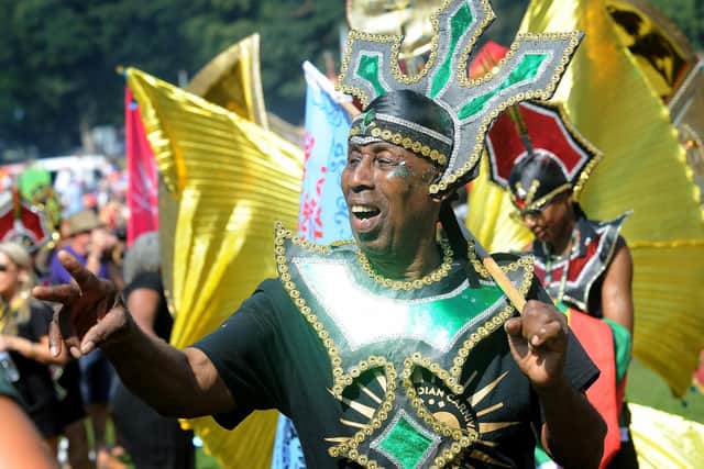 The West Indian Carnival, Chapeltown, Arthur France is pictured 26th August 2019. Picture by Simon Hulme.