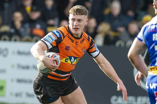 15 March 2020 ..... Castleford Tigers v St Helens. Super League.
Tigers Jake Trueman. Picture Tony Johnson