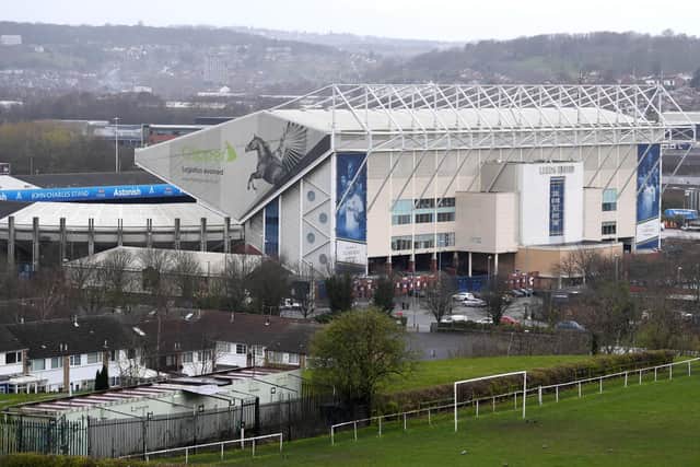 General view of the Elland Road, home of Leeds United on March 18, 2020 in Leeds, England. Picture: Gareth Copley/Getty Images.
