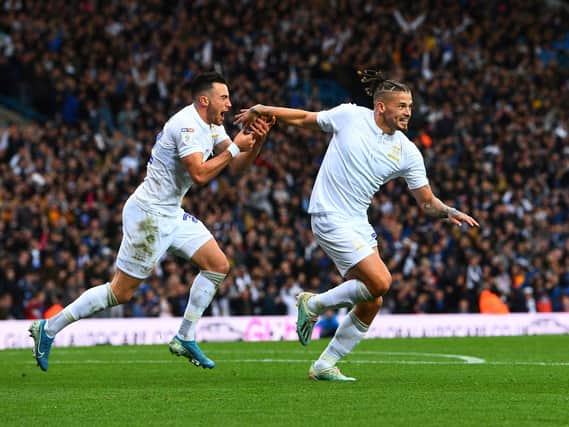 READY - Kalvin Phillips says Leeds United's murderball sessions in training told him he's ready to restart the Championship. Pic: Jonathan Gawthorpe