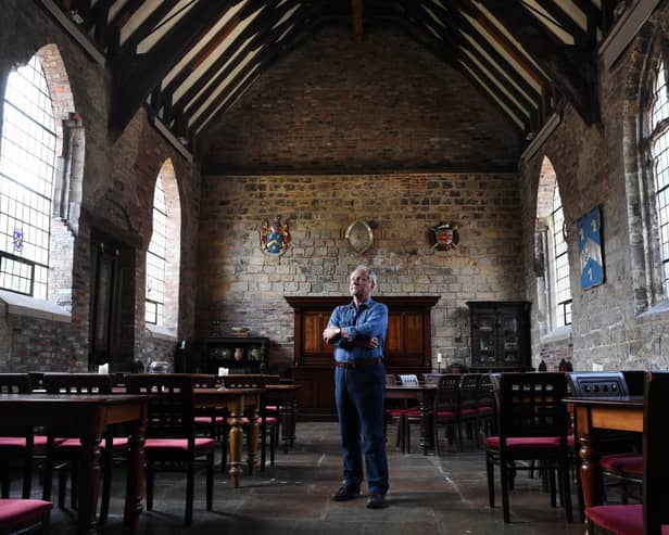 Roger Lee at Bedern Hall, a wedding venue which has been impacted.