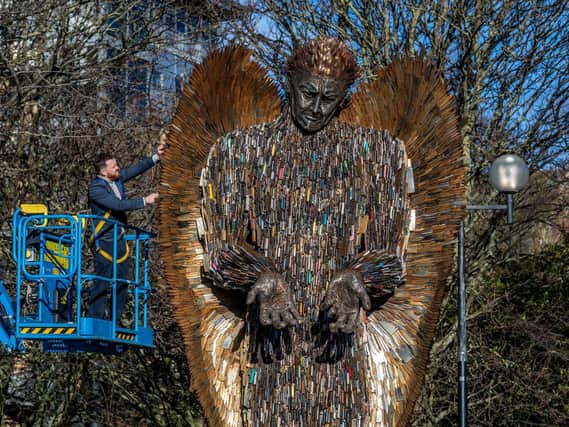 The knife angel recently toured across the country to warn people about the dangers of knife crime.
