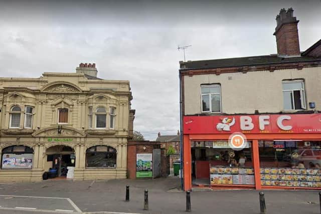 The attack happened between Abu Bakr and BFC in Dewsbury Road, Beeston (photo: Google).