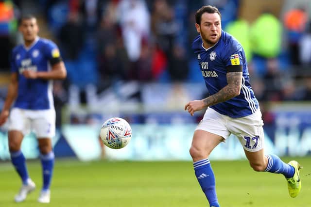 BACK IN THE GROUP: Cardiff City forward Lee Tomlin, right. Photo by Michael Steele/Getty Images.