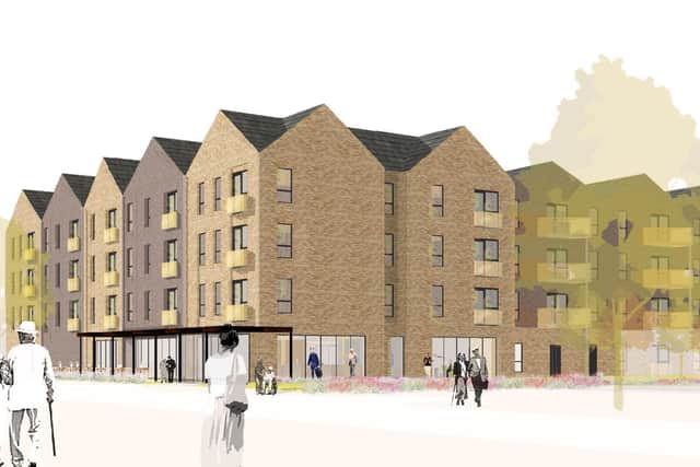 An artist impression of what the scheme will look like.