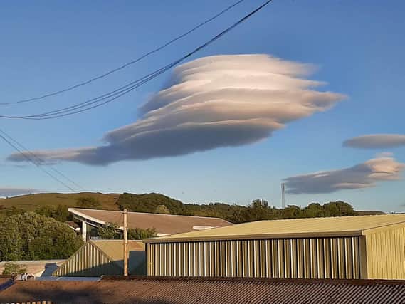 The lenticular clouds photographed over Yorkshire by Joe Lord