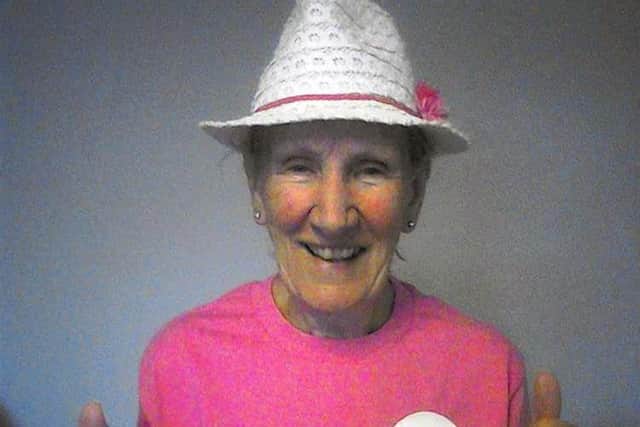 Grace Burns, 79, from Garforth, will jog 80miles across eight days toraise money for Breast Cancer Action.