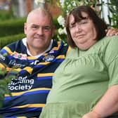 Victor Choules is full time carer for his wife Sarah, whose life was turned upside down when she fell ill with a rare neurological condition six years ago. 
Picture Jonathan Gawthorpe