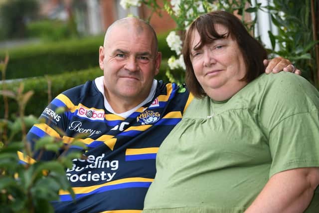 Victor Choules is full time carer for his wife Sarah, whose life was turned upside down when she fell ill with a rare neurological condition six years ago. 
Picture Jonathan Gawthorpe