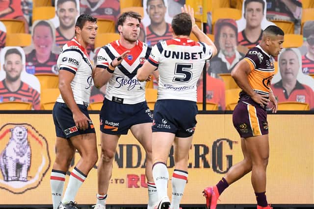 The NRL has adopted a new 'six to go' rule this season which the Super League is considering adopting. Picture:Bradley Kanaris/Getty Images.