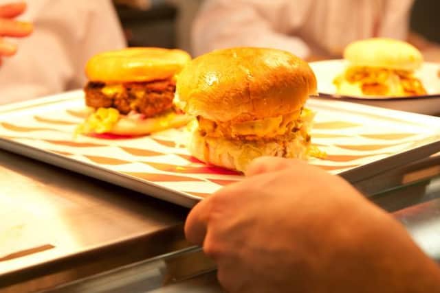 Food from Meat Liquor.
